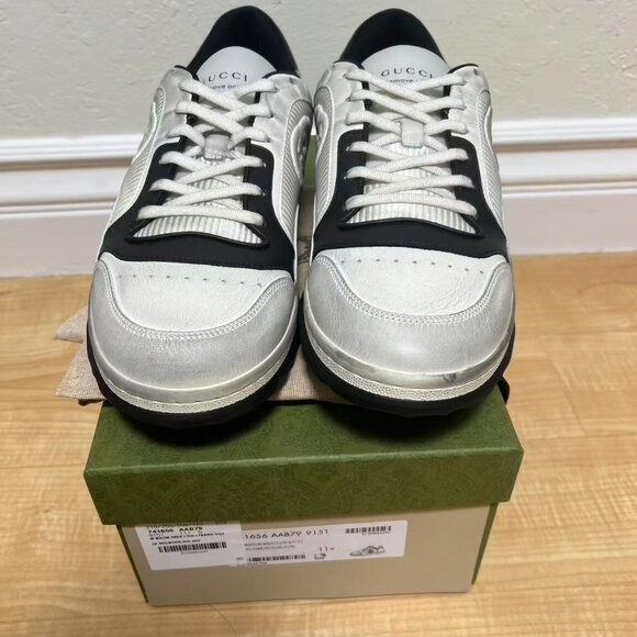 Gucci MAC80 Sneaker 'Off White Black' - Picture 1 of 7